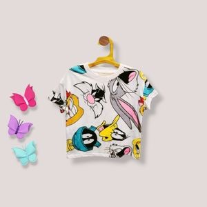 Looney Tunes Girl's Cartoon Character T-Shirt - Multicolor